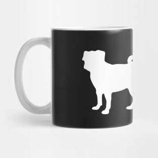 White Pug Mug